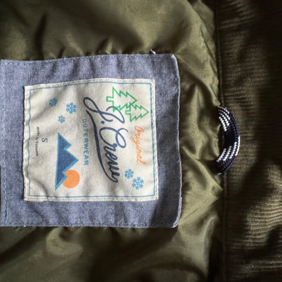 Boys green quilted field jacket small - Picture 6 of 6